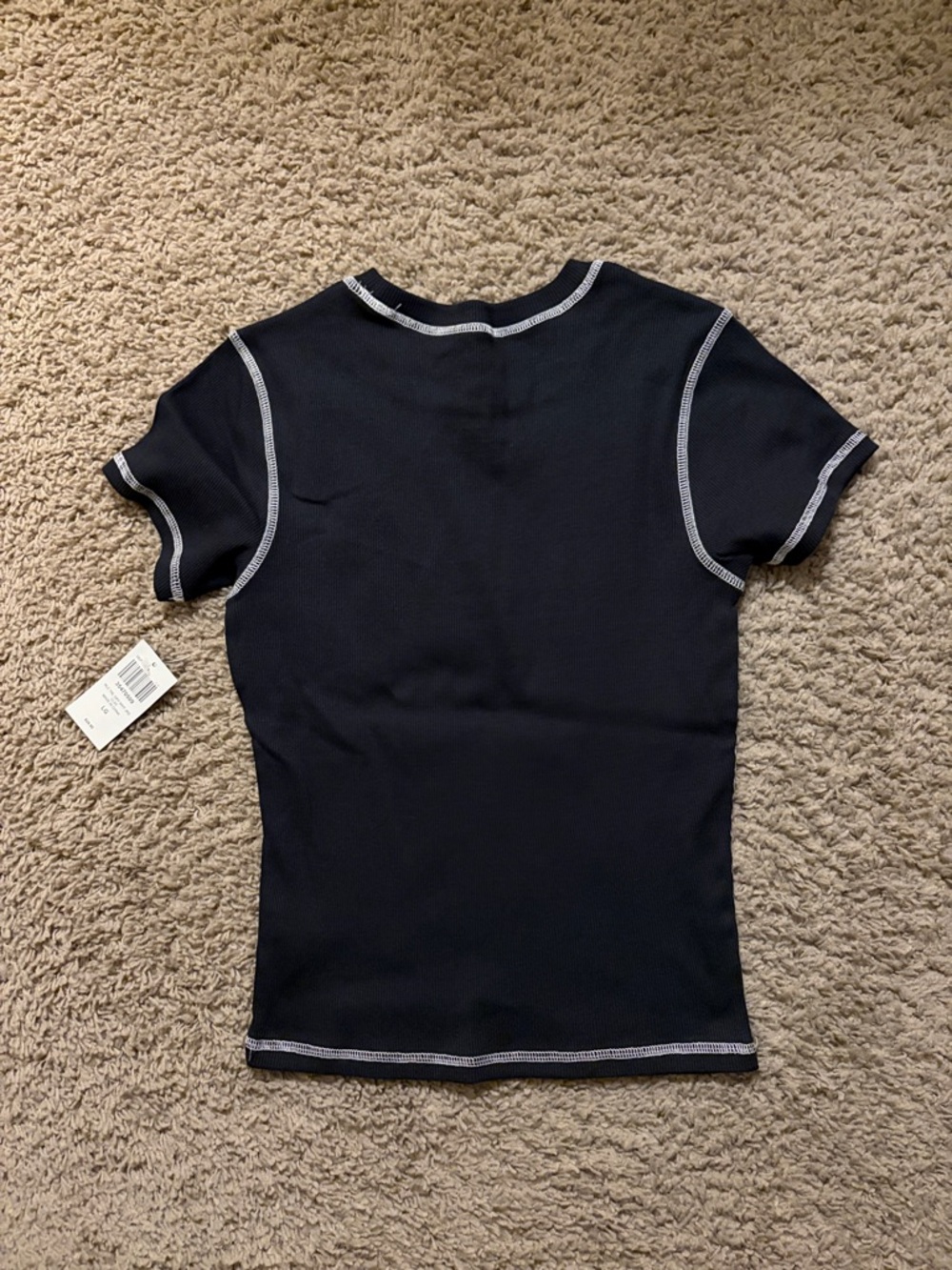 Graphic Star Ribbed Top - Picture 3 of 3